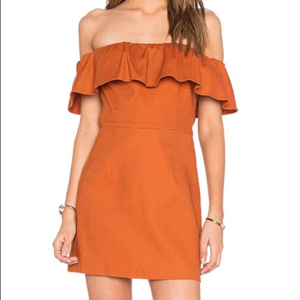 Ruffle Off Shoulder Dress Kendall + Kylie